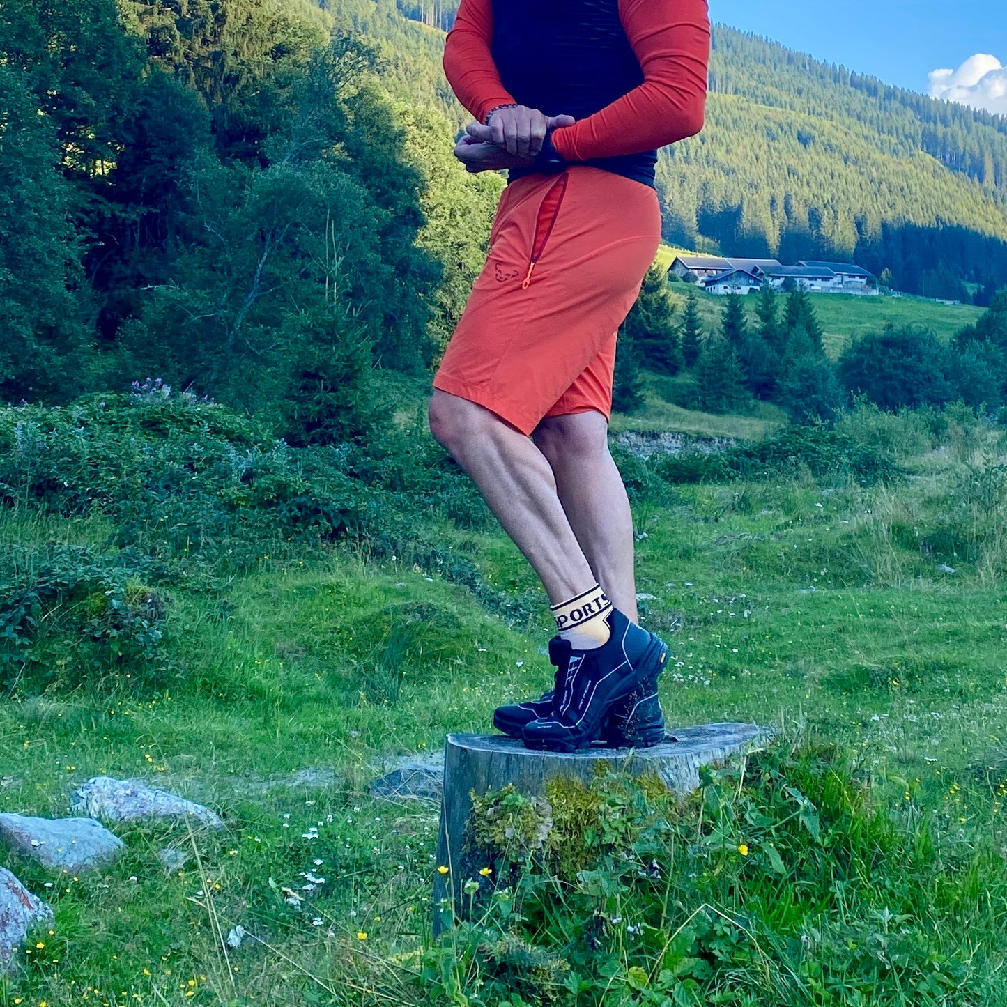 GIL Unisex Schnürer – Weite H, Synthetik/Vibram-Sohle, Schwarz