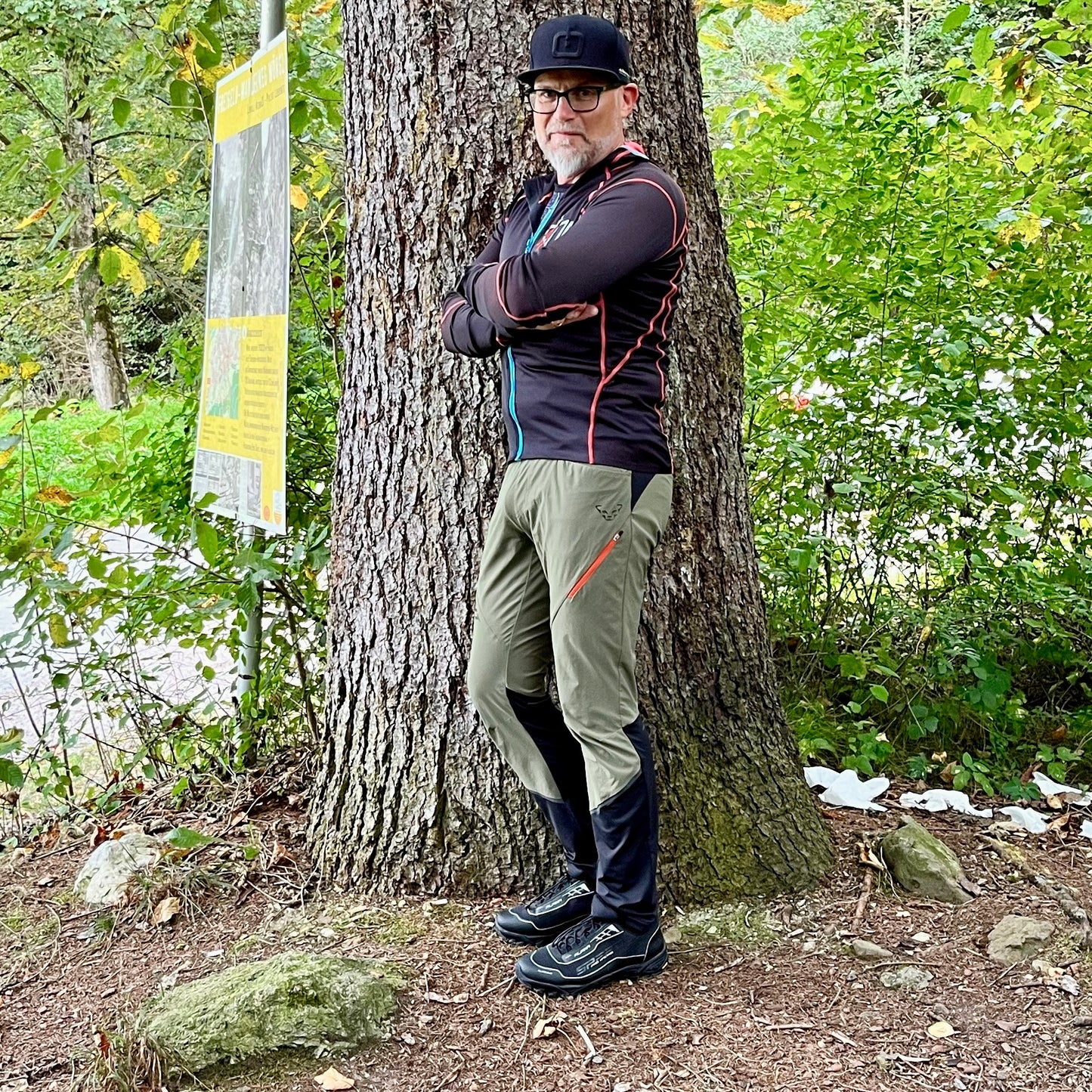 GIL Unisex Schnürer – Weite H, Synthetik/Vibram-Sohle, Schwarz