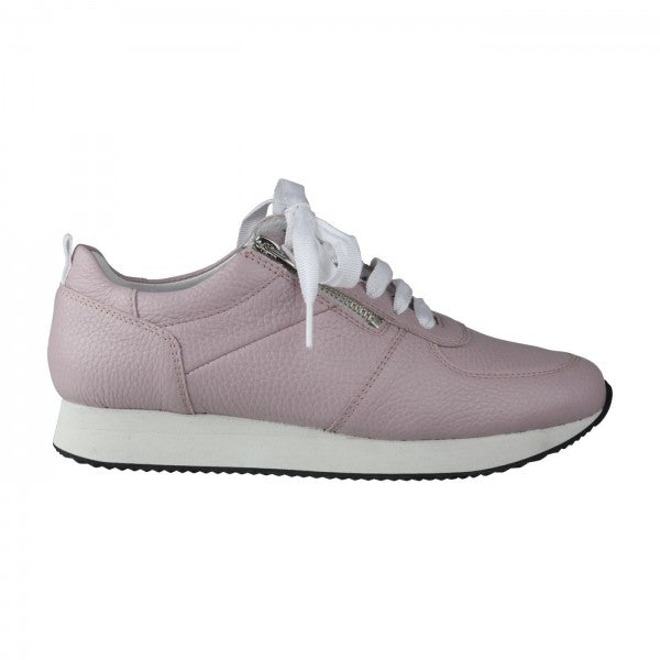 NADJA Damen Sneaker – Weite H, Echtleder/Stretch, Rosa