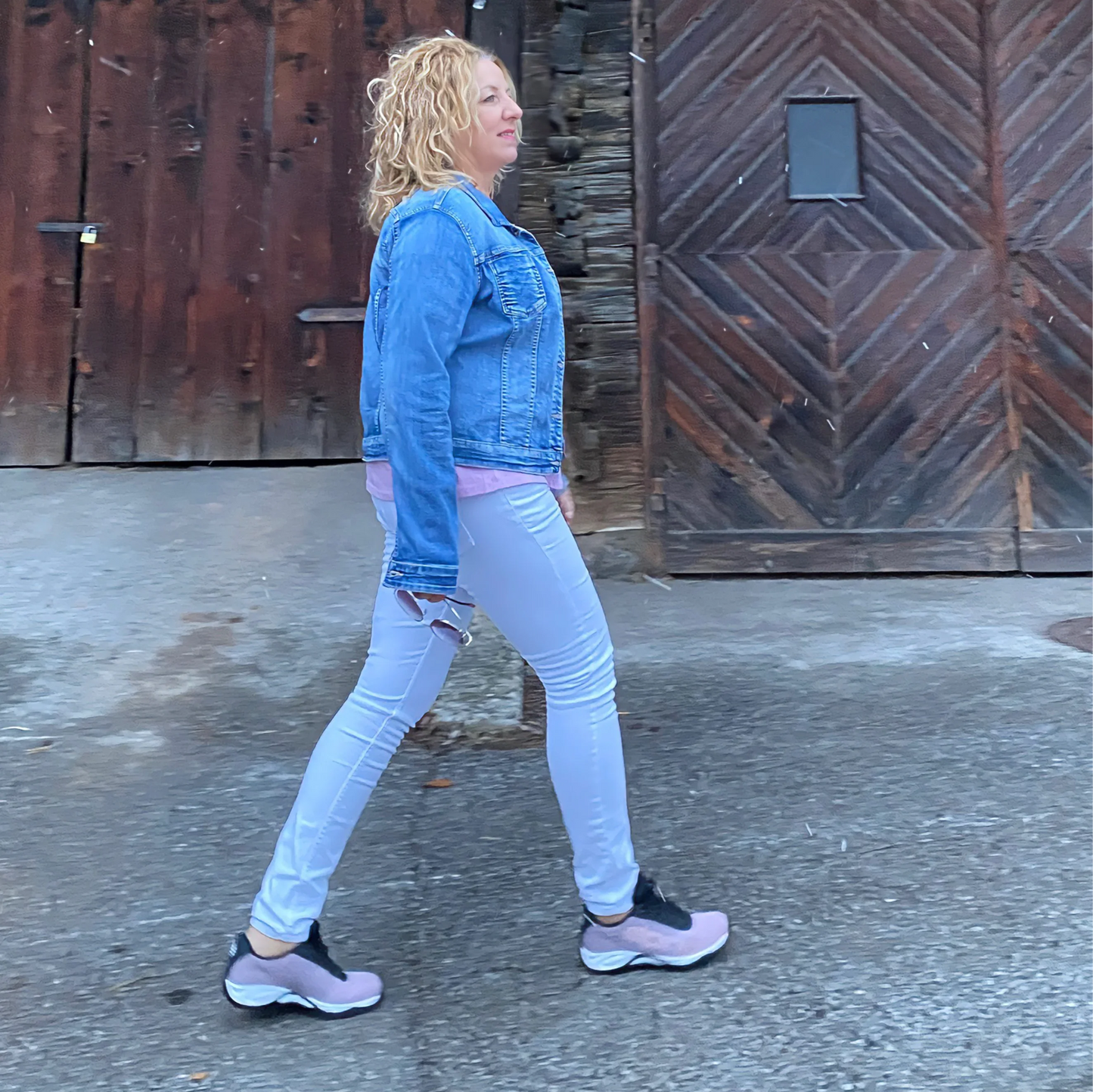 LUCA Unisex Schnürer – Weite H, Mesh/Synthetik, Rosa