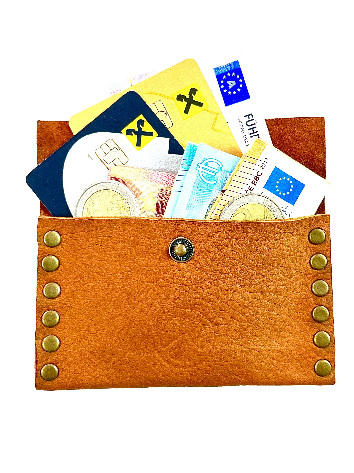 GELDBÖRSE – Unisex, Hirschleder, Senfgelb