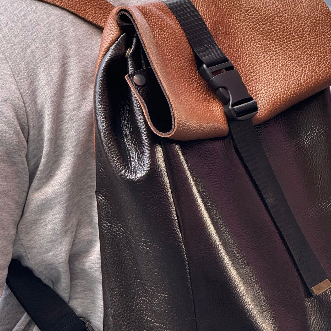 RUCKSACK Hirschleder Handgemacht, braun