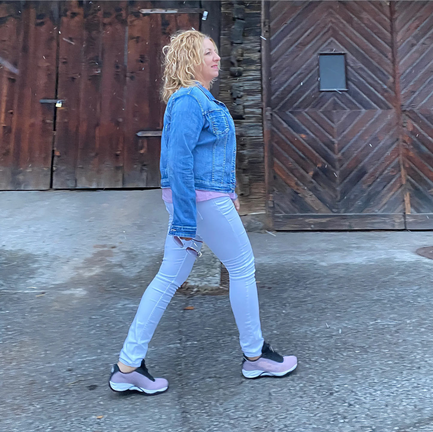 LUCA Unisex Schnürer – Weite H, Mesh/Synthetik, Rosa