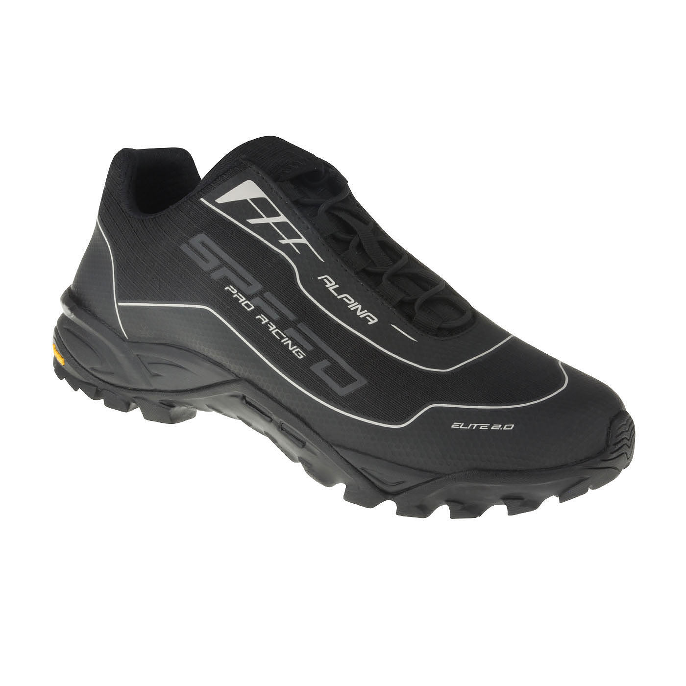 GIL Unisex Schnürer – Weite H, Synthetik/Vibram-Sohle, Schwarz