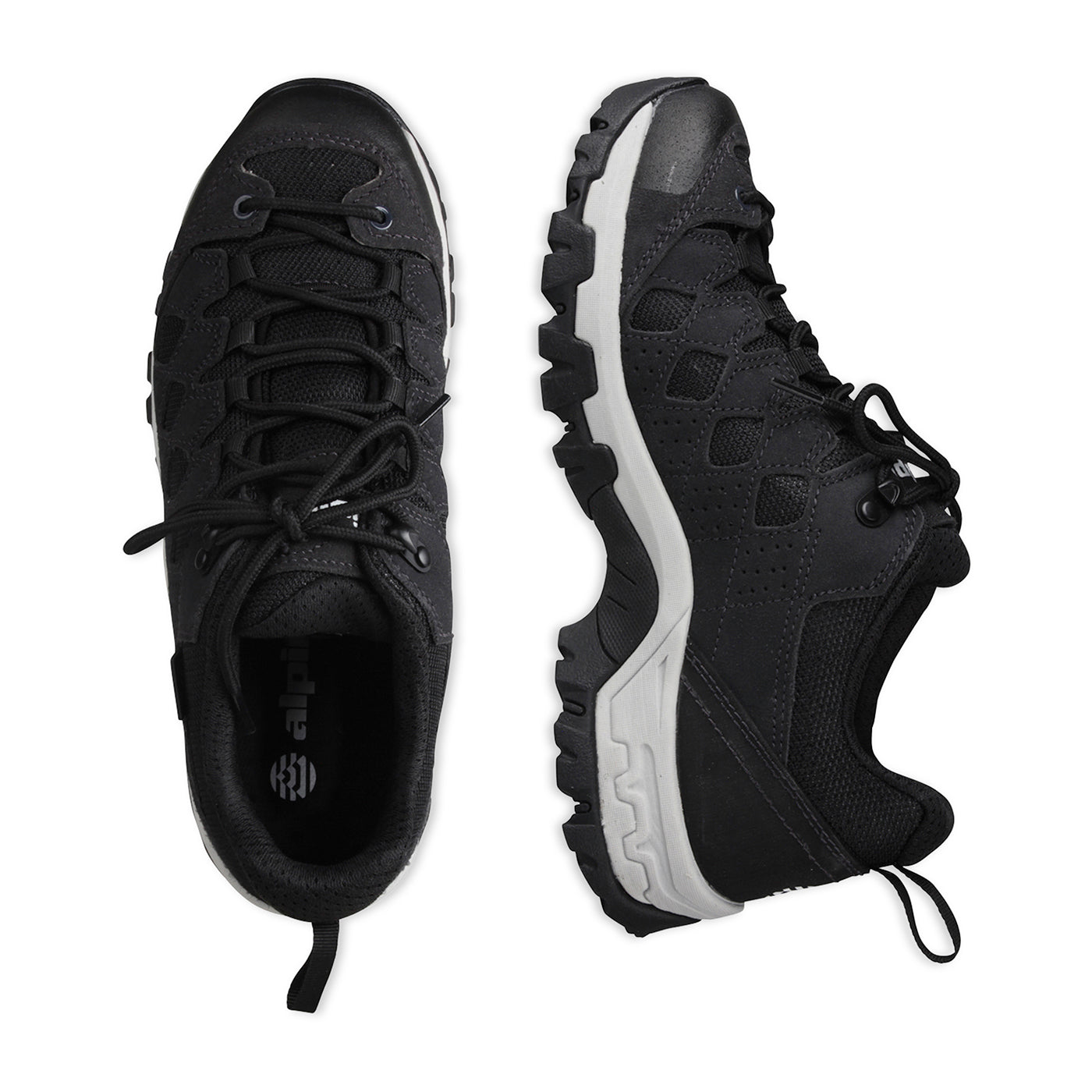 DAN LOW Wanderschuh – Weite H, Echtleder/Alpitex-Membran, Schwarz