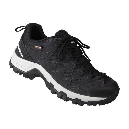 DAN LOW Wanderschuh – Weite H, Echtleder/Alpitex-Membran, Schwarz