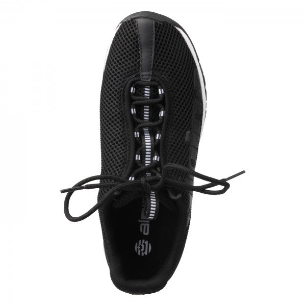 CHARLIE Unisex Schnürer – Weite H, Mesh/Synthetik, Schwarz