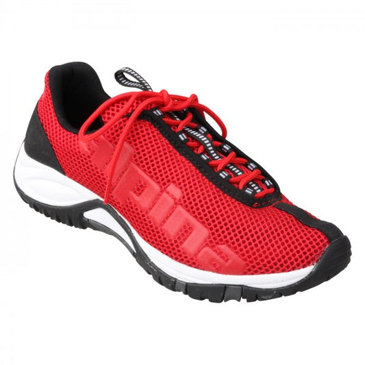 CHARLIE Unisex Schnürer – Weite H, Mesh/Synthetik, Rot