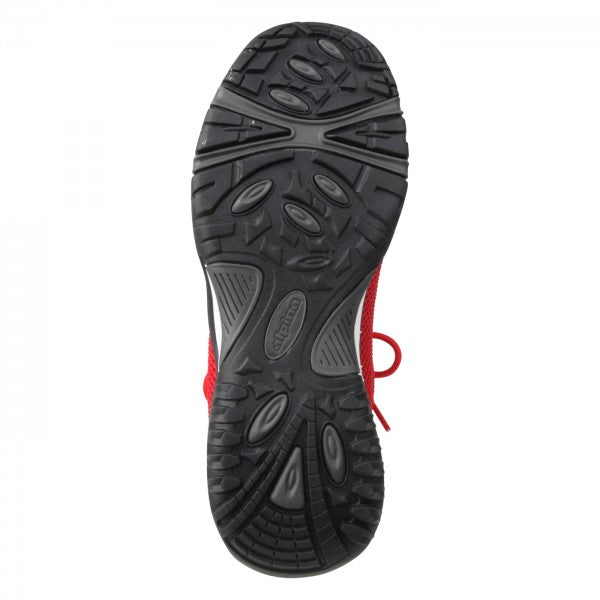 CHARLIE Unisex Schnürer – Weite H, Mesh/Synthetik, Rot