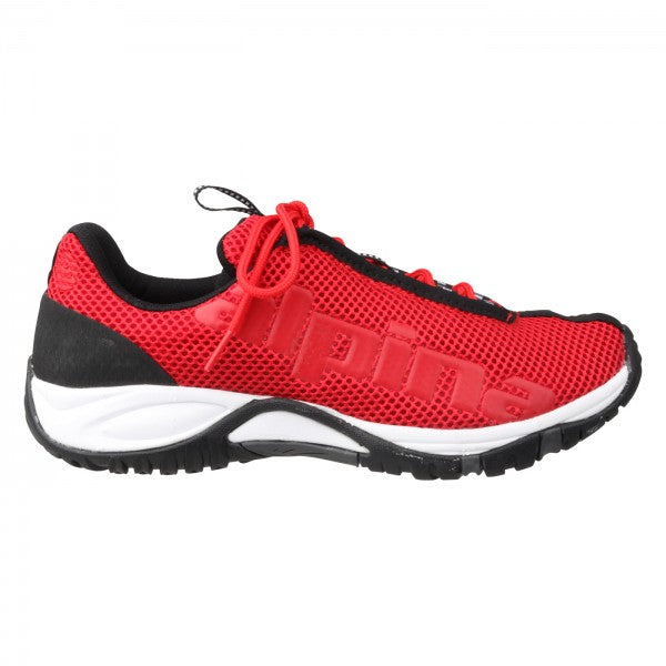 CHARLIE Unisex Schnürer – Weite H, Mesh/Synthetik, Rot