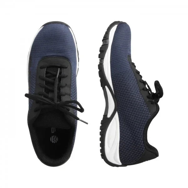 LUCA Unisex Schnürer – Weite H, Mesh/Synthetik, Dunkelblau