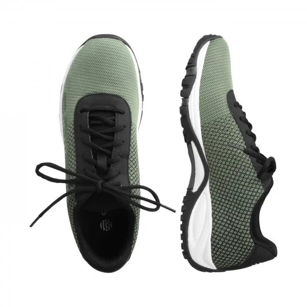 LUCA Unisex Schnürer – Weite H, Mesh/Synthetik, Grün