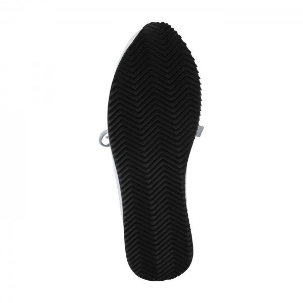 NALA Damen Sneaker – Mesh/Leder, Weite H, hellblau/weiss