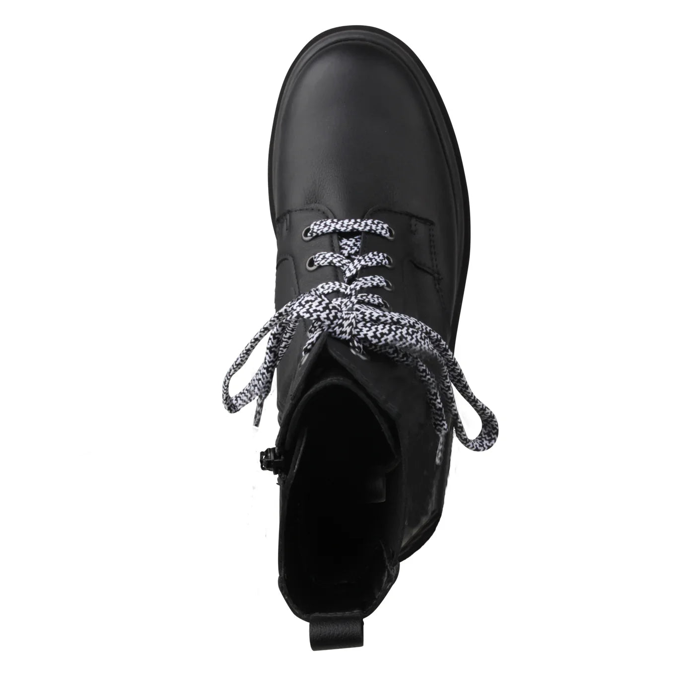 FRIZZI Damen Stiefel – Weite H, Echtleder/Warmfutter, Schwarz