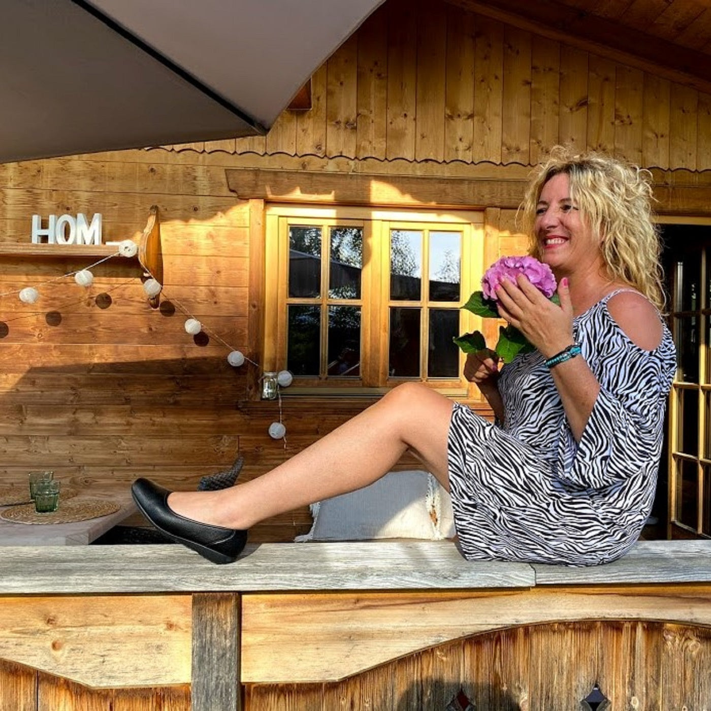 JOHANNA Damen Ballerina – Hirschleder, Weite H, weich, Schwarz