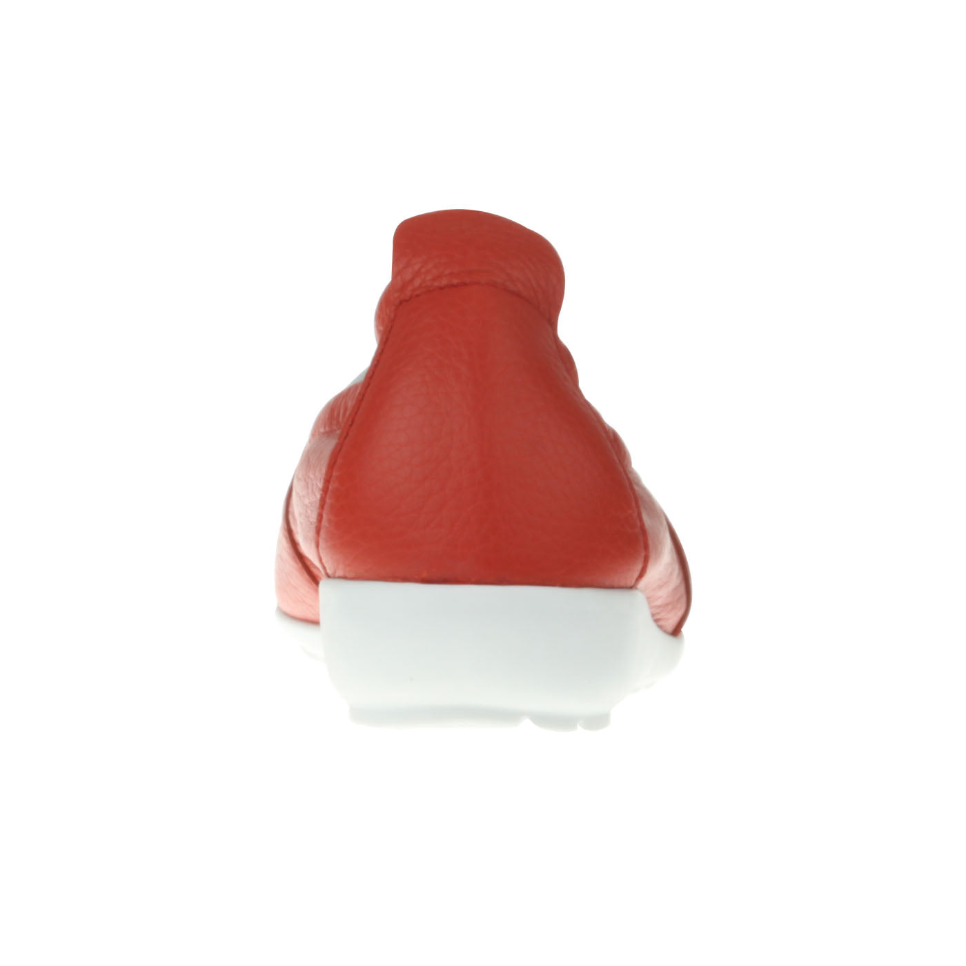 MAJA Damen Mokassin – Hirschleder, Weite H, weich, rot