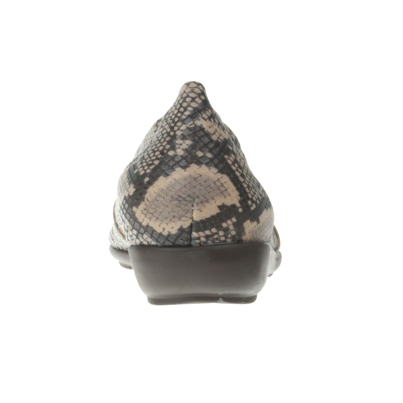 MATILDA Damen Mokassin - Stretchmaterial, Weite H, weich, Beige