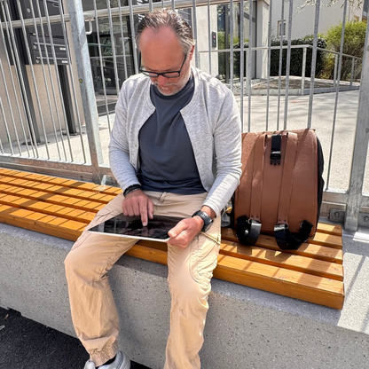 Rucksack Hirschleder Handgemacht!
 