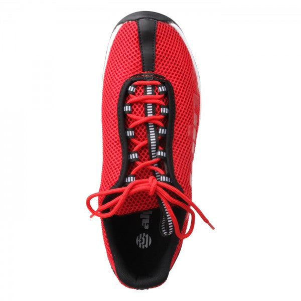 CHARLIE Unisex Schnürer – Weite H, Mesh/Synthetik, Rot