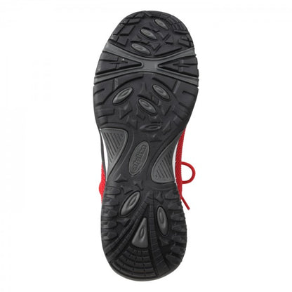 CHARLIE Unisex Schnürer – Weite H, Mesh/Synthetik, Rot