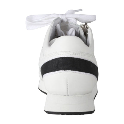 NIKA Damen Sneaker – Weite H, Echtleder/Textilfutter, weiß