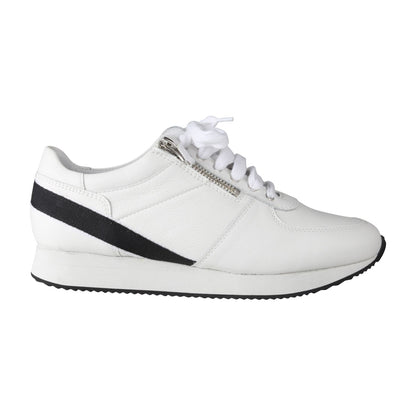 NIKA Damen Sneaker – Weite H, Echtleder/Textilfutter, weiß