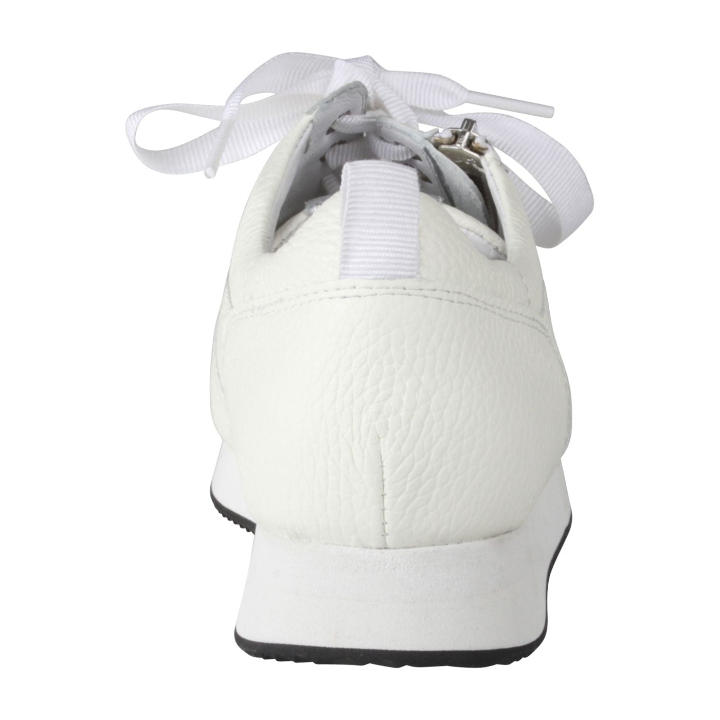 NADJA Damen Sneaker – Weite H, Echtleder/Stretch, Weiß