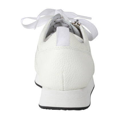 NADJA Damen Sneaker – Weite H, Echtleder/Stretch, Weiß