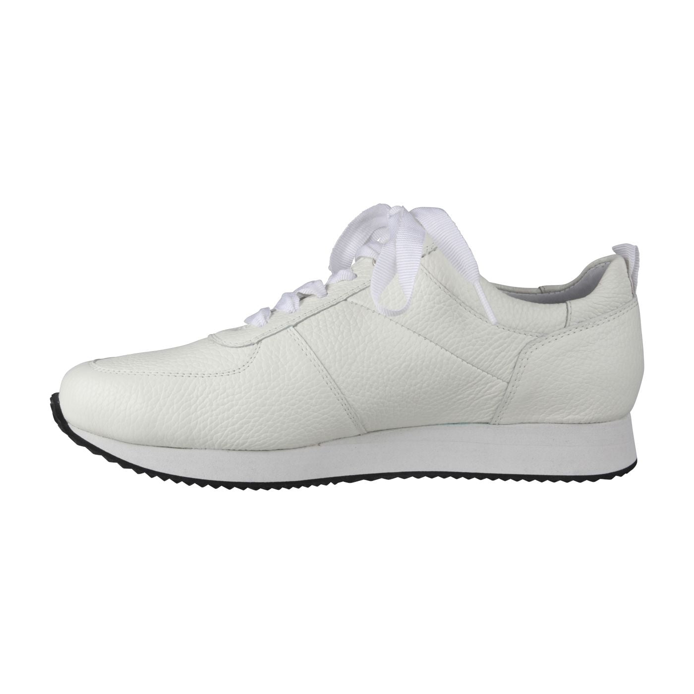 NADJA Damen Sneaker – Weite H, Echtleder/Stretch, Weiß