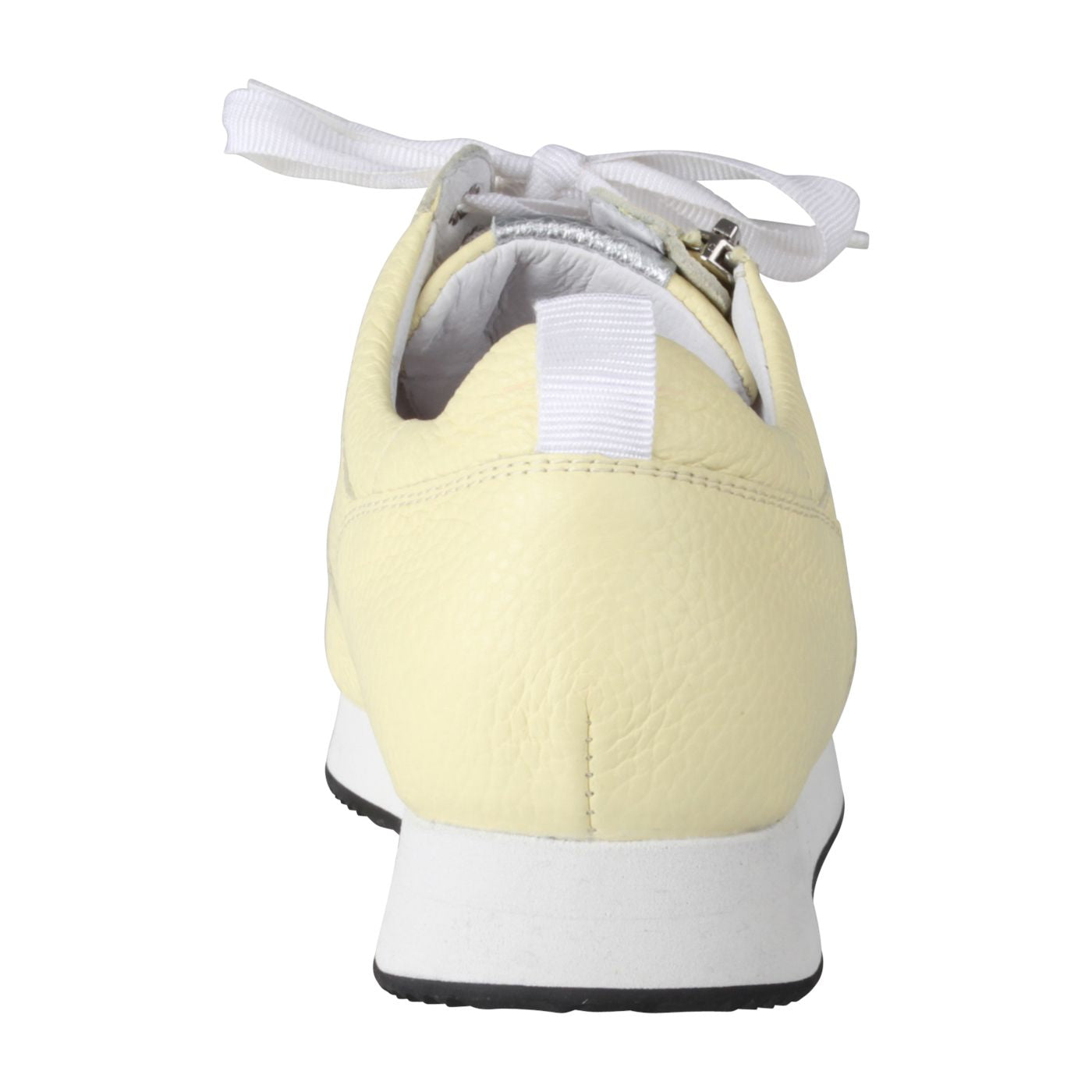 NADJA Damen Sneaker – Weite H, Echtleder/Stretch, Gelb
