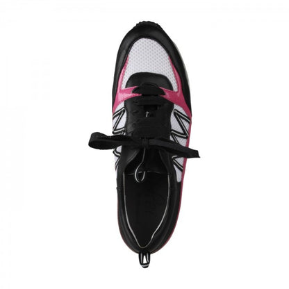 NELE Damen Sneaker – Weite H, Mesh/Leder-Stretch, Pink
