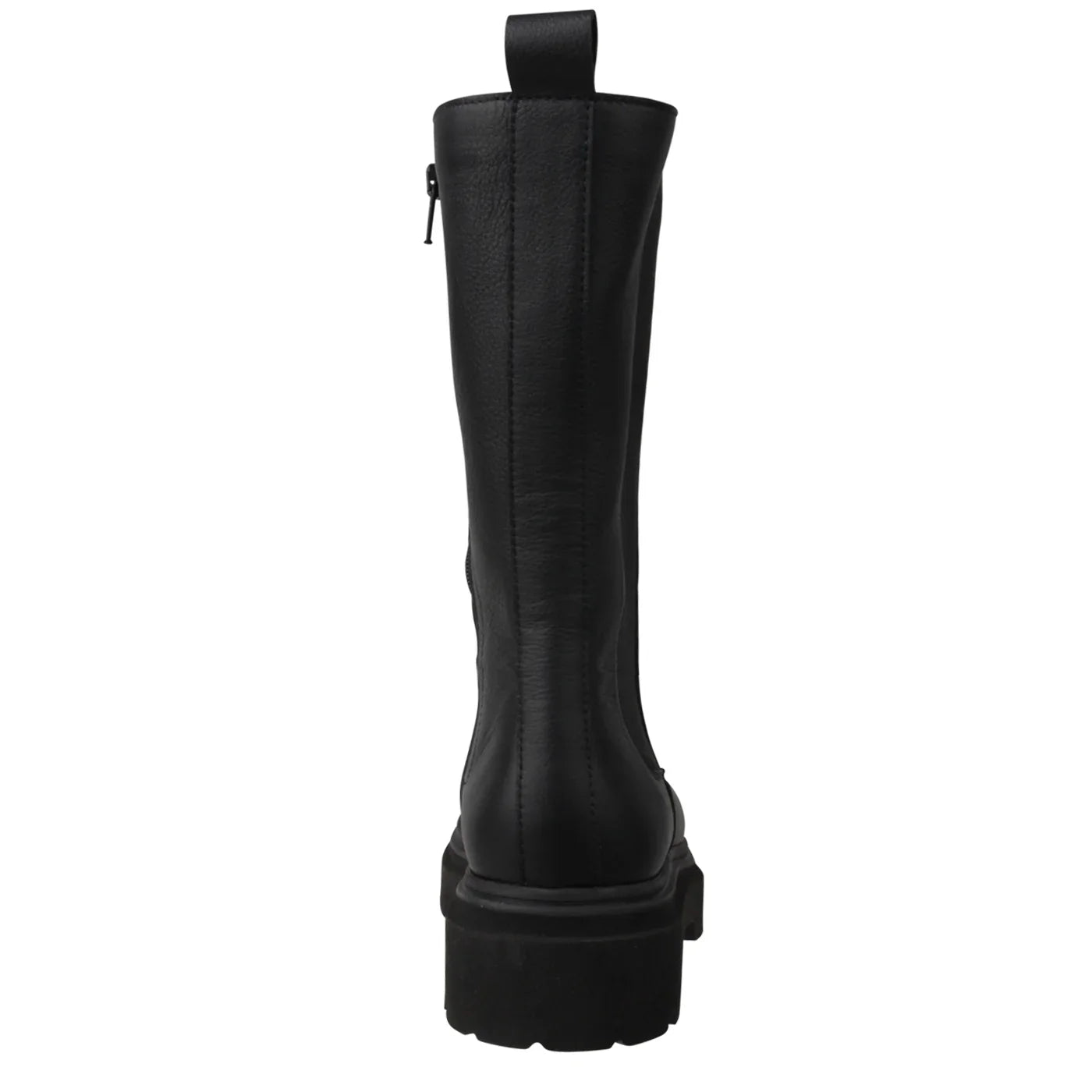 FINE Damen Stiefel – Weite H, Echtleder/Warmfutter, Schwarz