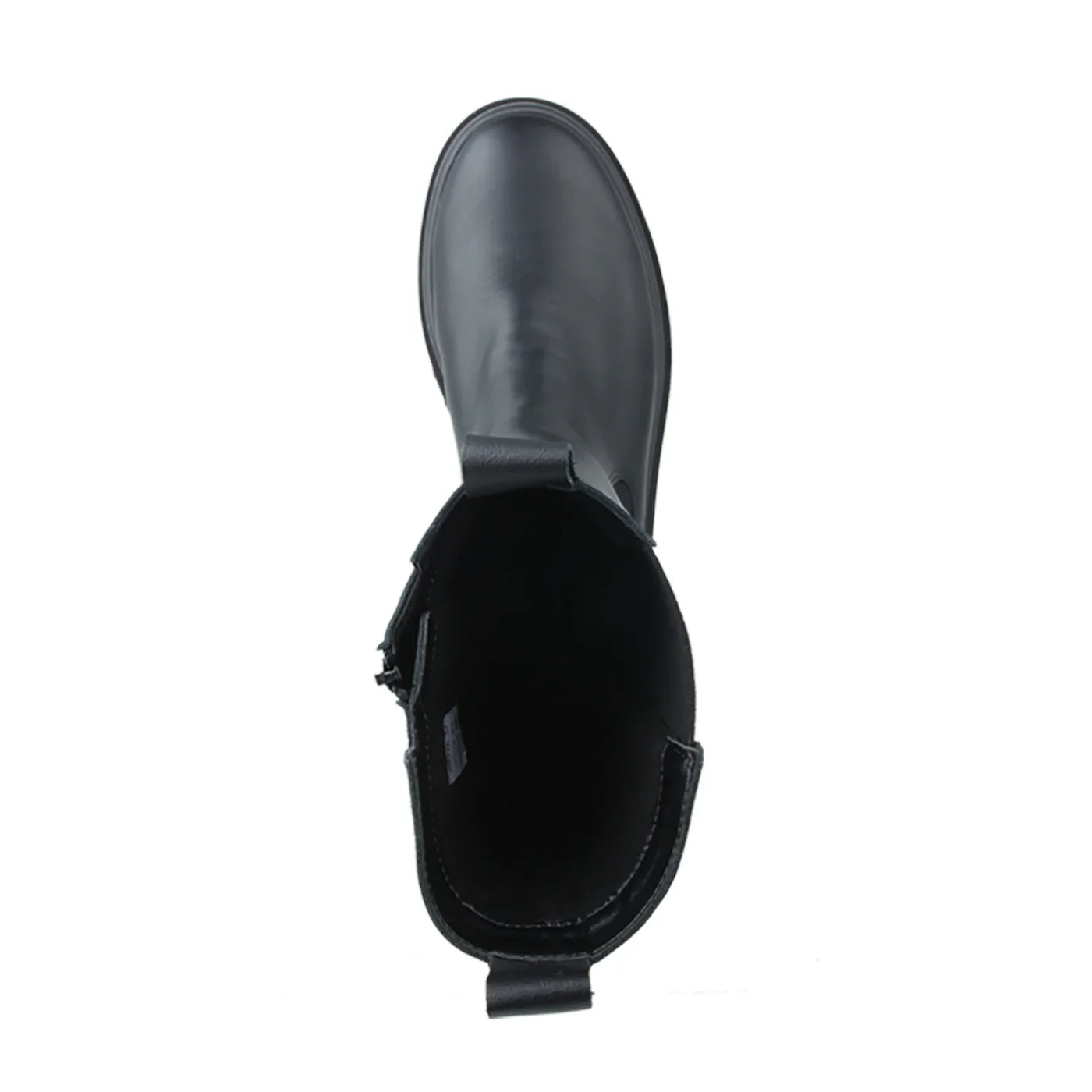 FINE Damen Stiefel – Weite H, Echtleder/Warmfutter, Schwarz