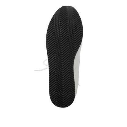 FIONA Damen Sneaker – Weite H, Echtleder/Lammfellfutter, Weiß