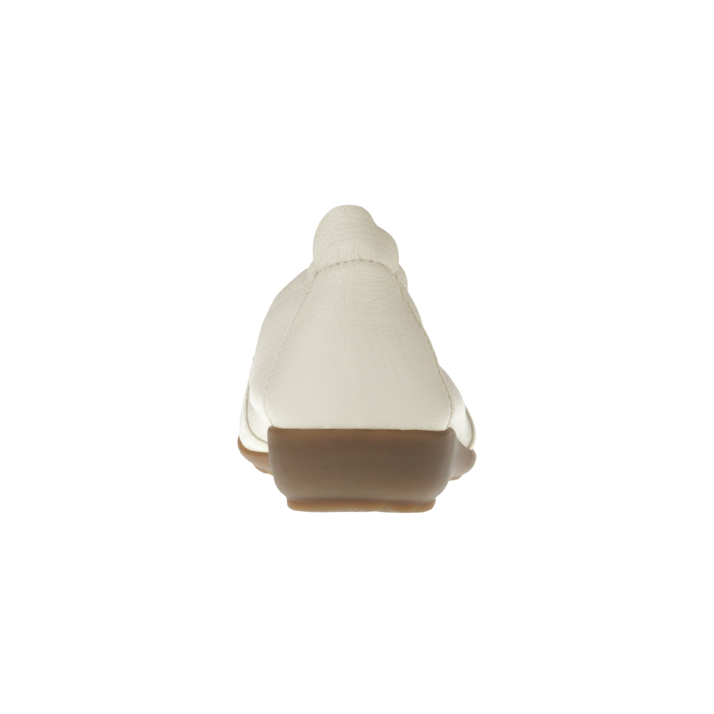 MARIE Damen Mokassin – Weite H, Hirschleder/Memolatex, Hellbeige
