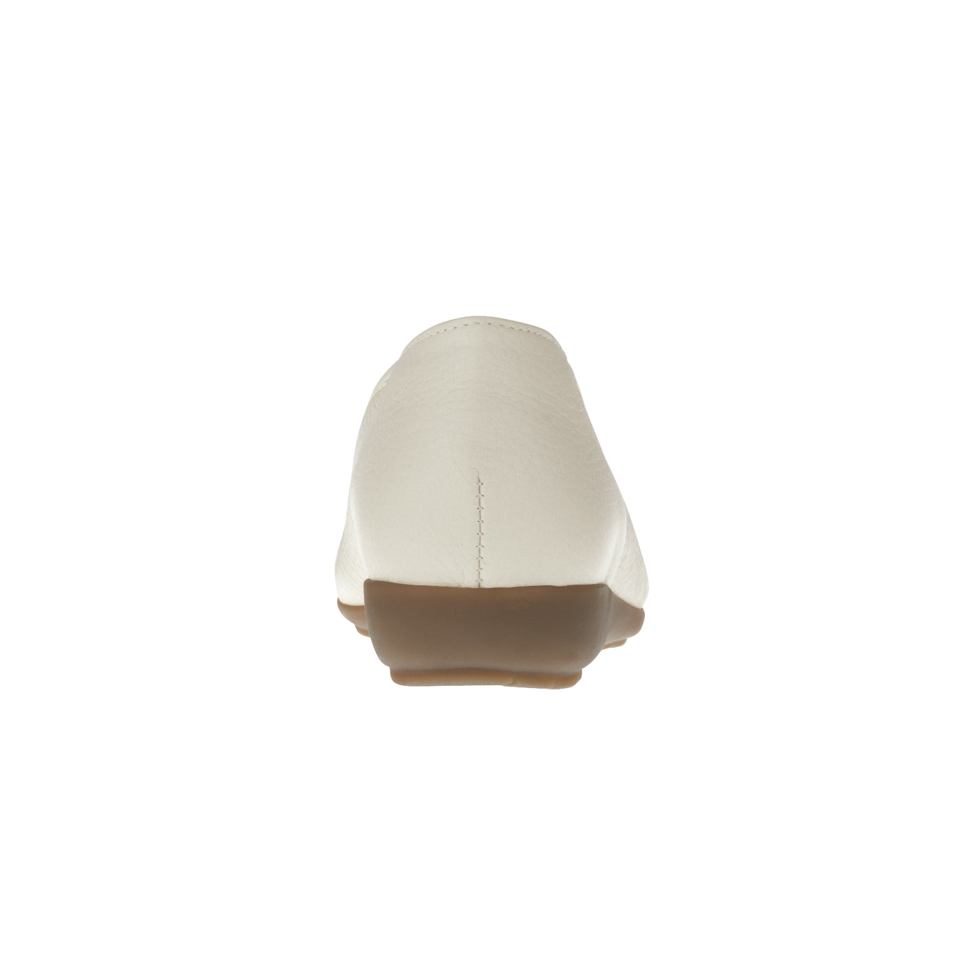 JOHANNA Damen Ballerina – Weite H, Hirschleder/Stretch, Hellbeige