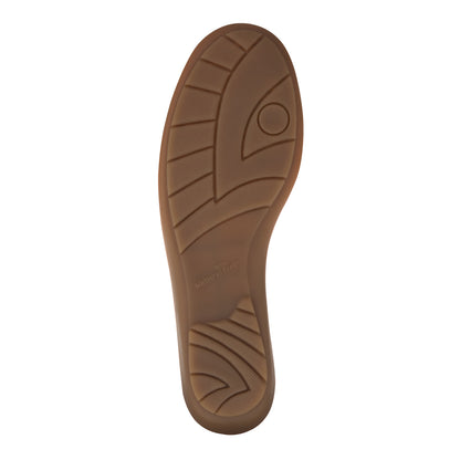 JOHANNA Damen Ballerina – Weite H, Hirschleder/Stretch, Hellbeige
