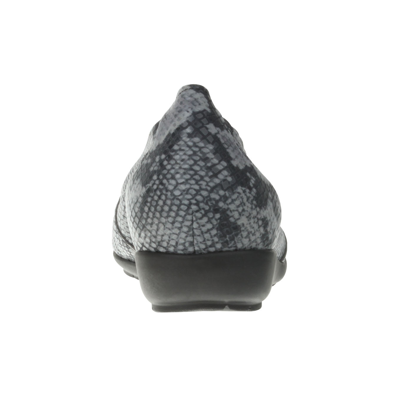 MATILDA Damen Mokassin – Weite H, Stretchmaterial/Memolatex, Schwarz