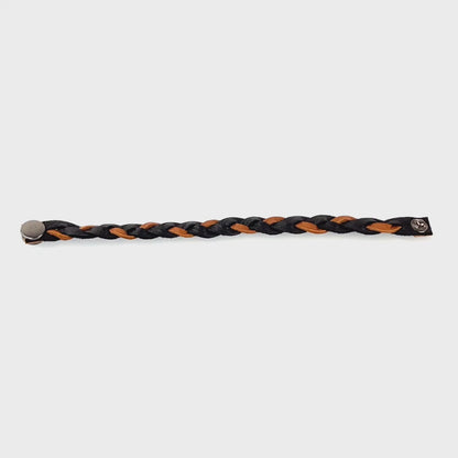 Geflochtenes Lederarmband aus Hirschleder