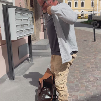 Rucksack Hirschleder Handgemacht!
 