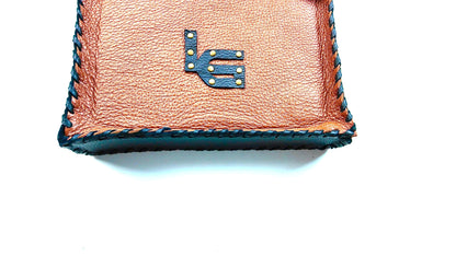 Handgemachte Unisex-Ledertasche aus echtem Hirschleder!